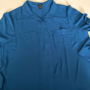 Ann Taylor Blue Blouse